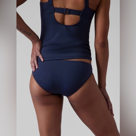 Athleta New with Tags Clean Medium Bikini Bottom BLUE SIZE M 383979 W0523 - Picture 7 of 7